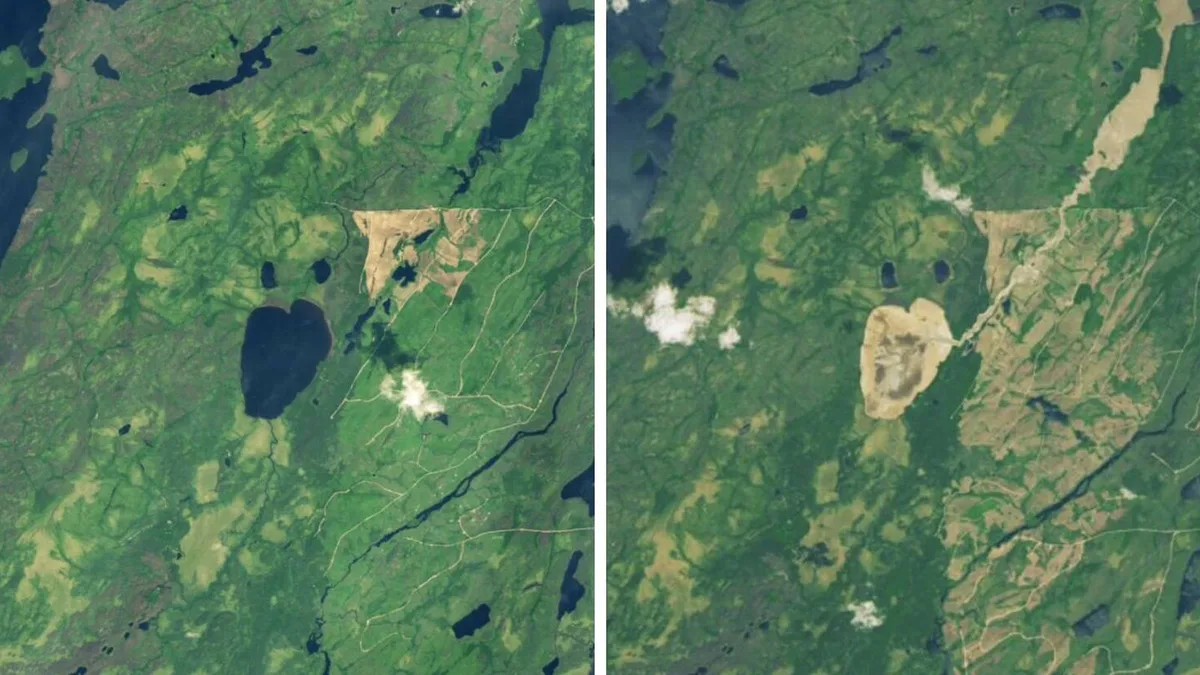 Un lago entero desaparece de la noche a la mañana en Canadá y la ciencia busca una explicación
