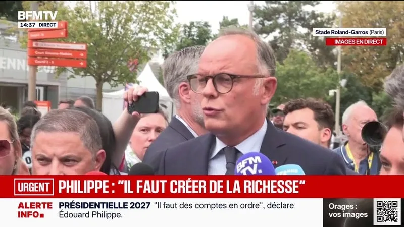 Présidentielle 2027: Édouard Philippe souhaite la "bienvenue, bon courage et bonne chance" au futur candidat Xavier Bertrand