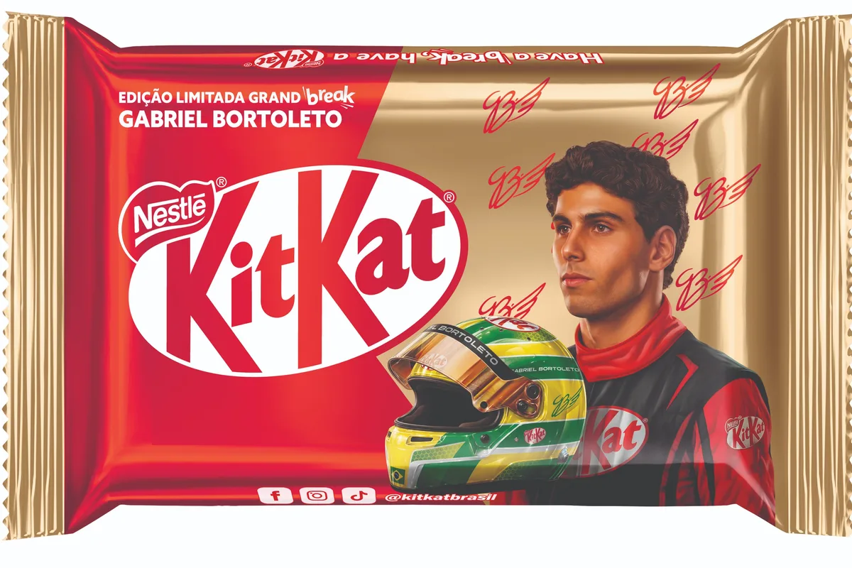 Edição limitada: KitKat e Bortoleto se unem em projeto para formar jovens mecânicos