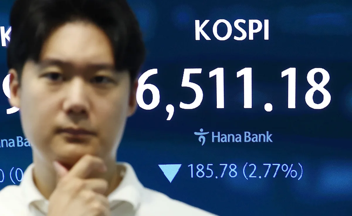 코스피, 美 반도체주 약세에 2.4% 하락 출발…장 초반 6500선 붕괴