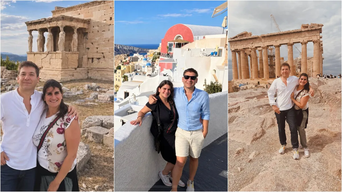 De la Acrópolis a Santorini: el viaje de Gastón Trezeguet por Grecia en plena definición de Gran Hermano