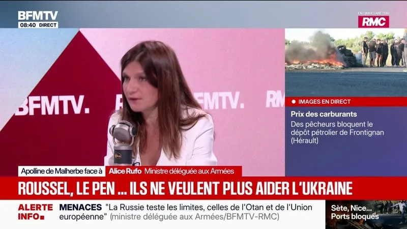 Guerre en Ukraine: "L'hiver en Ukraine va être difficile", affirme Alice Rufo, ministre déléguée aux Armées