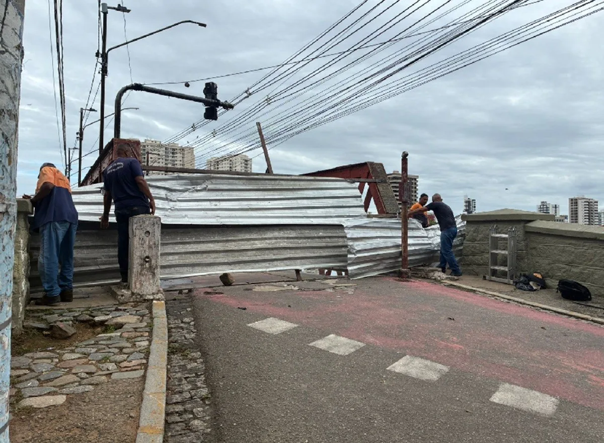 Contrato para obras emergenciais da Ponte Barcelos Martins em Campos é assinado; prazo para conclusão é de 120 dias