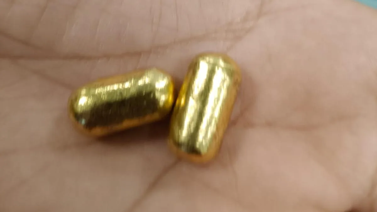 82-gram yellow-metal capsules found concealed in passenger’s mouth at Bengaluru airport