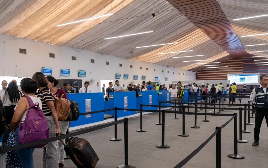 Realizaron simulacro operativo en los terminales aéreos temporales del aeropuerto de Maiquetía