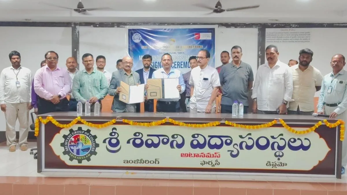 Sri Sivani College inks pact with UK’s University of South Wales