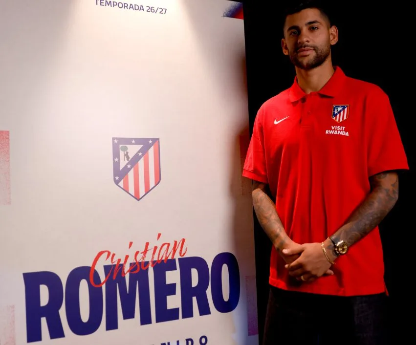 Atlético de Madrid cerró fichaje del defensor argentino Cristian "Cuti" Romero