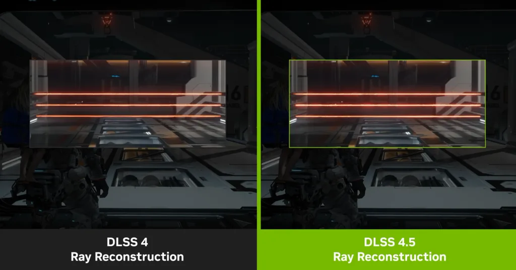 Nvidia lanza DLSS 4.5 Ray Reconstruction: así es la nueva IA que mejora la imagen de tus juegos sin tener que cambiar de gráfica