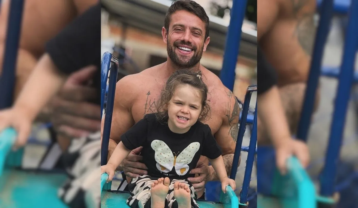 Rafael Cardoso celebra tempo com a filha após reabilitação: “Exatamente onde eu queria estar”
