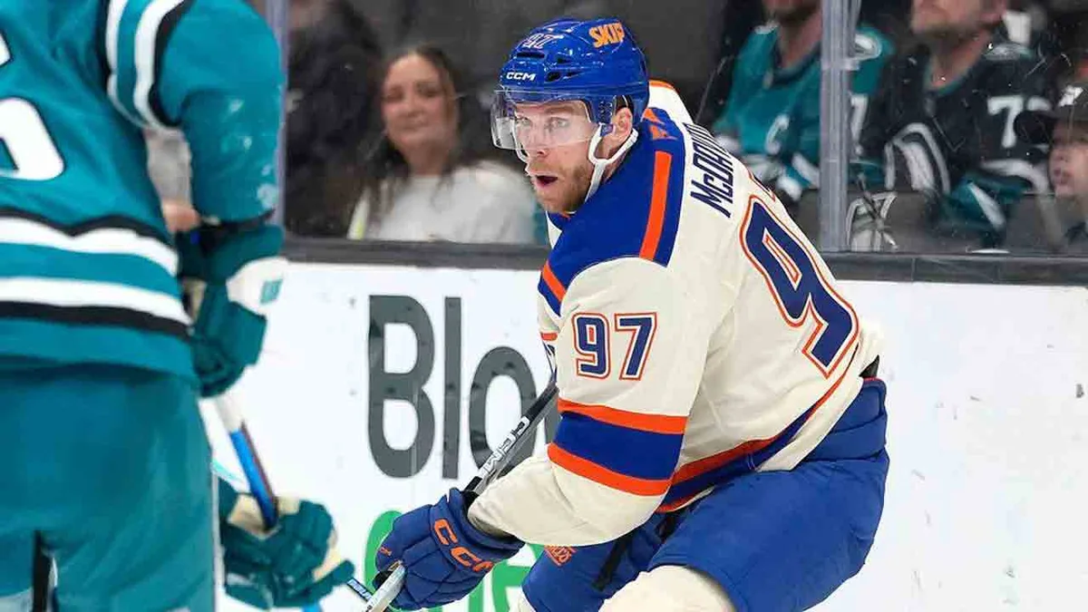 McDavid, Oilers down Sharks for fourth straight win