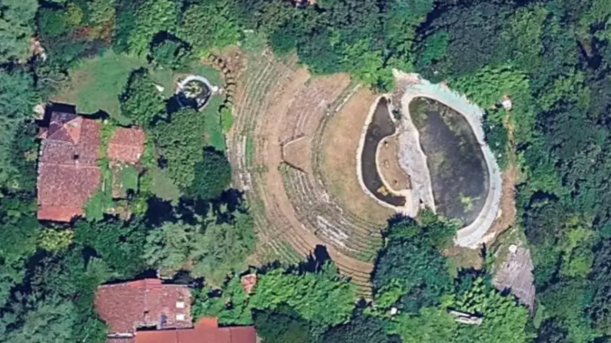 Falso anfiteatro romano leva italiano à prisão