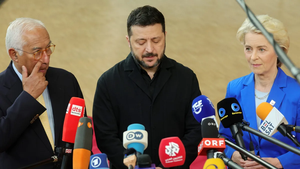 Zelensky agradece em Bruxelas a “verdadeiros líderes” que não vacilam no apoio