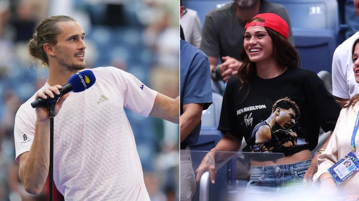 Zverev calls Trinity Rodman 'lucky charm' after beating boyfriend in US Open final