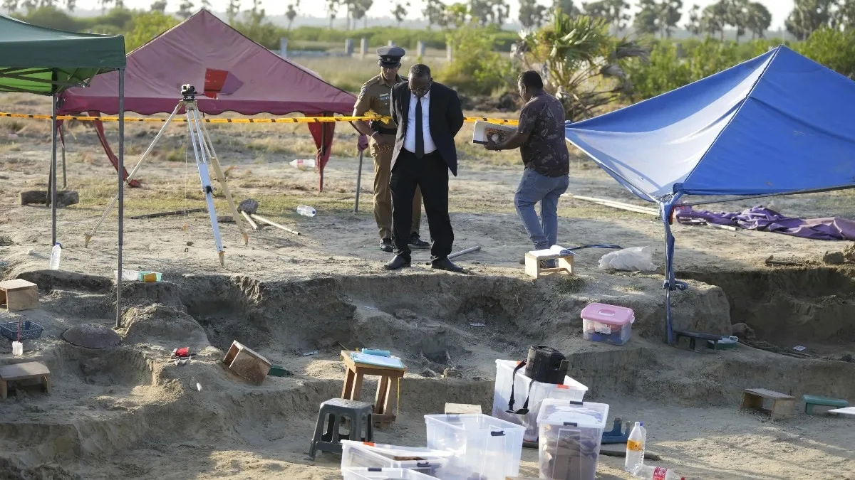 582 skeletons, including children, discovered in Sri Lanka mass grave