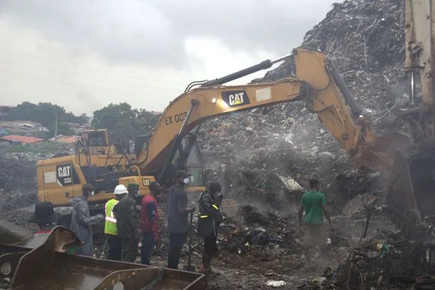 Huge landslide at one of Guinea's largest landfills leaves 30 people dead