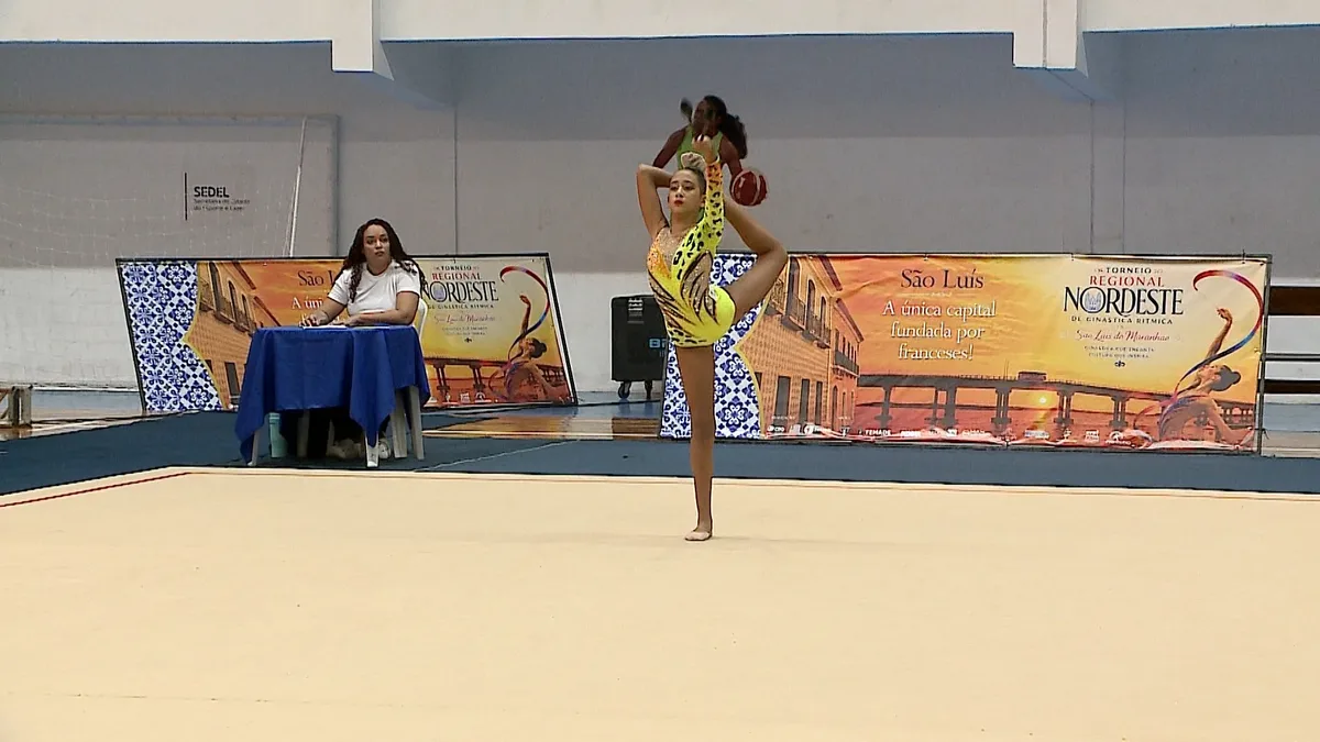 Com presença de campeã mundial, Regional Nordeste de Ginástica Rítmica aquece disputa por pódio em São Luís
