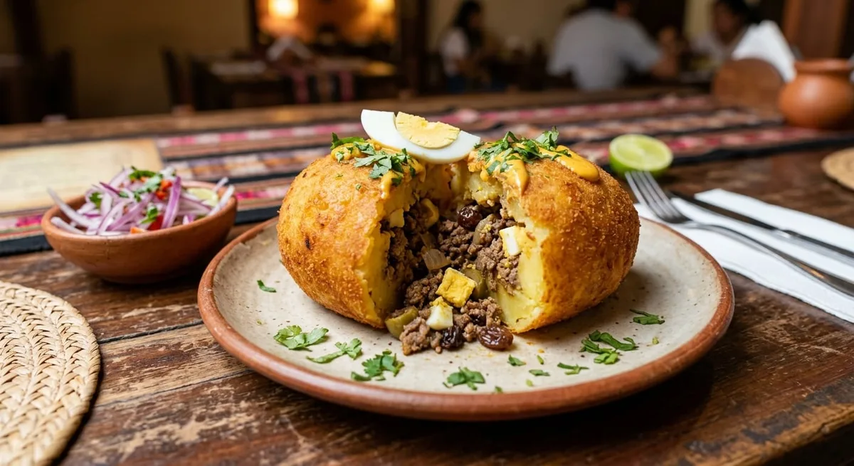 Receta de papa rellena