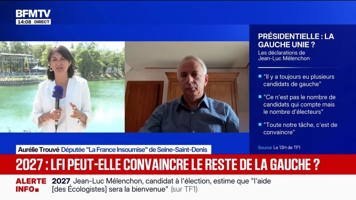 Présidentielle 2027: "Nous avons une opportunité historique pour gagner contre l'extrême droite, ne la ratons pas", appelle Aurélie Trouvé, députée LFI
