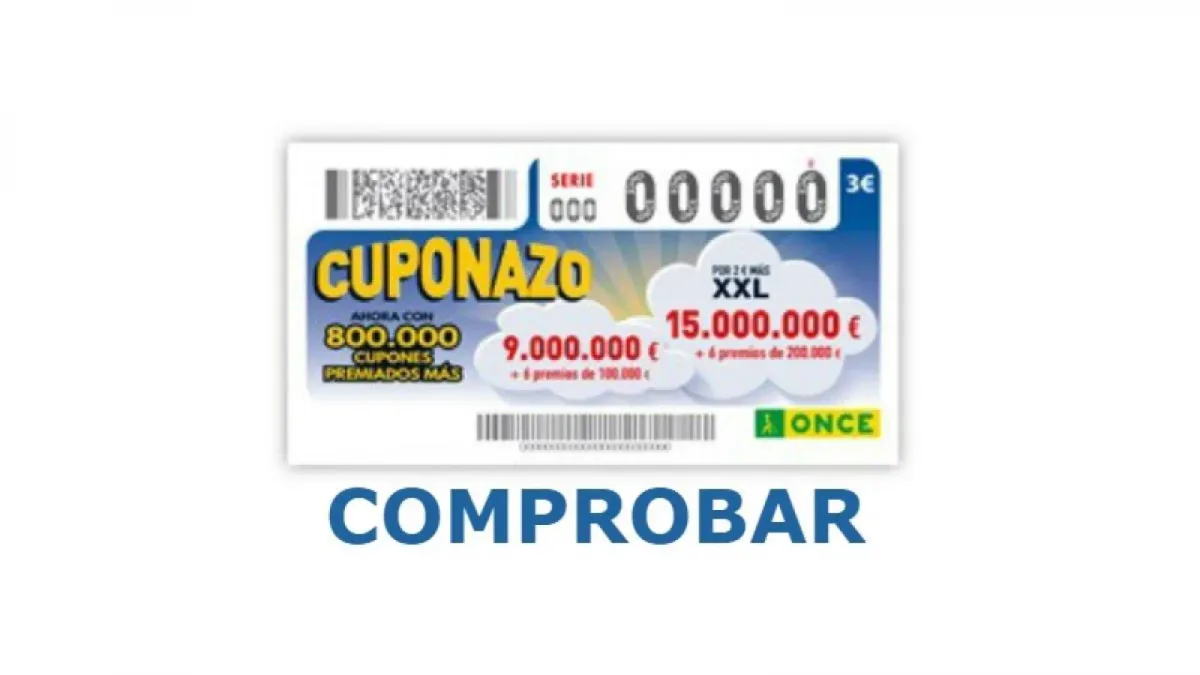 Comprobar cuponazo ONCE: resultados de hoy, viernes 21 de agosto de 2026