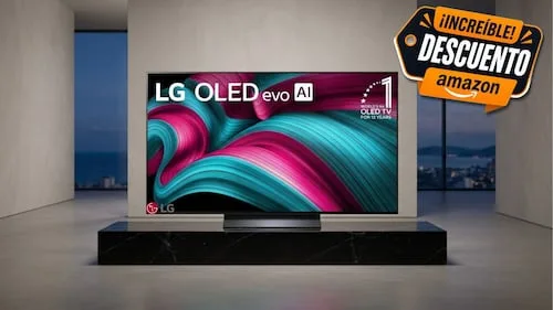 Cine en casa con negros perfectos; la pantalla LG OLED evo con IA cae un 37% en Amazon