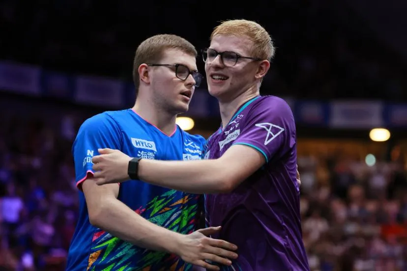 Les frères Lebrun en finale du double au WTT Grand Smash de Chine