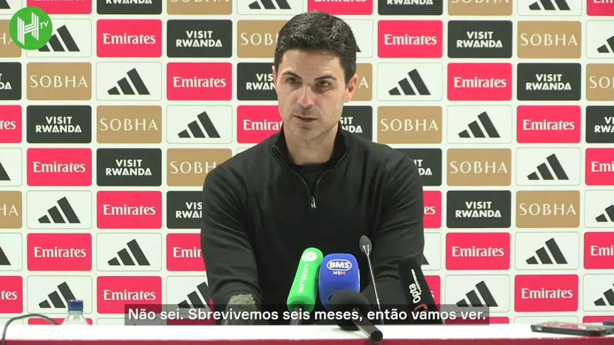 Arteta lança desafio aos jogadores do Arsenal