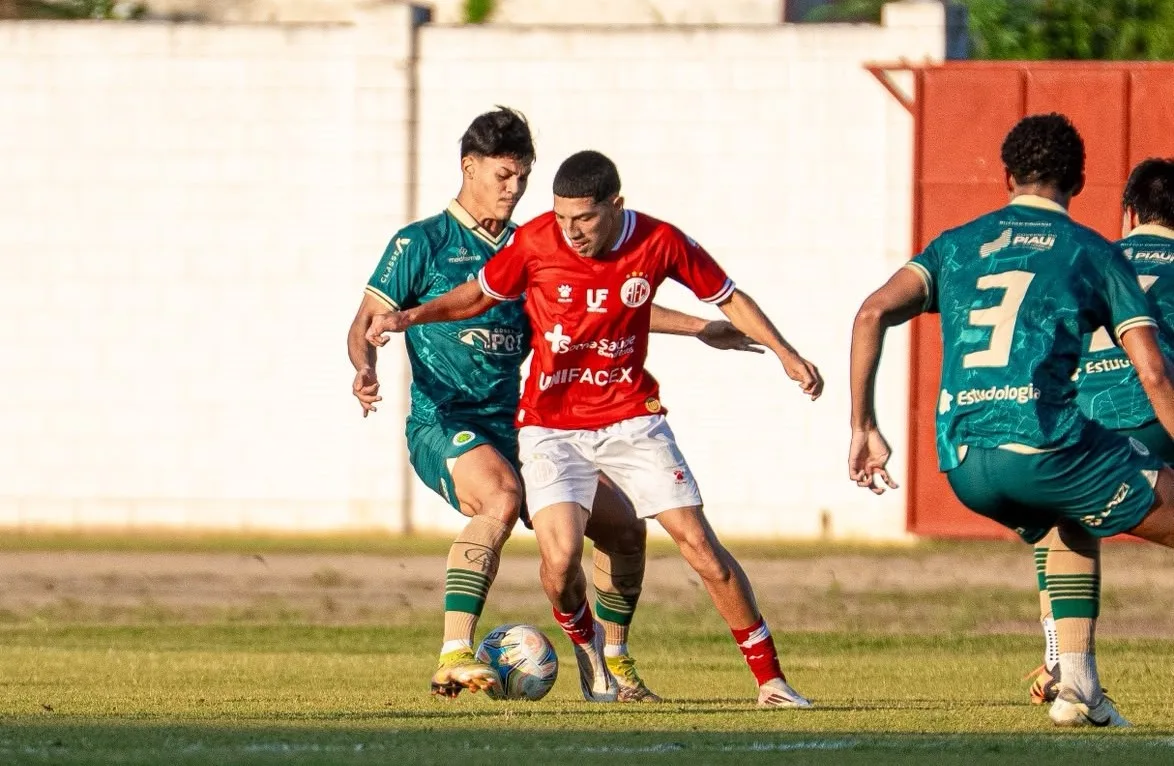 Copa do Nordeste Sub-20 2026: Atlético-PI empata sem gols com o América-RN em jogo da 2ª rodada