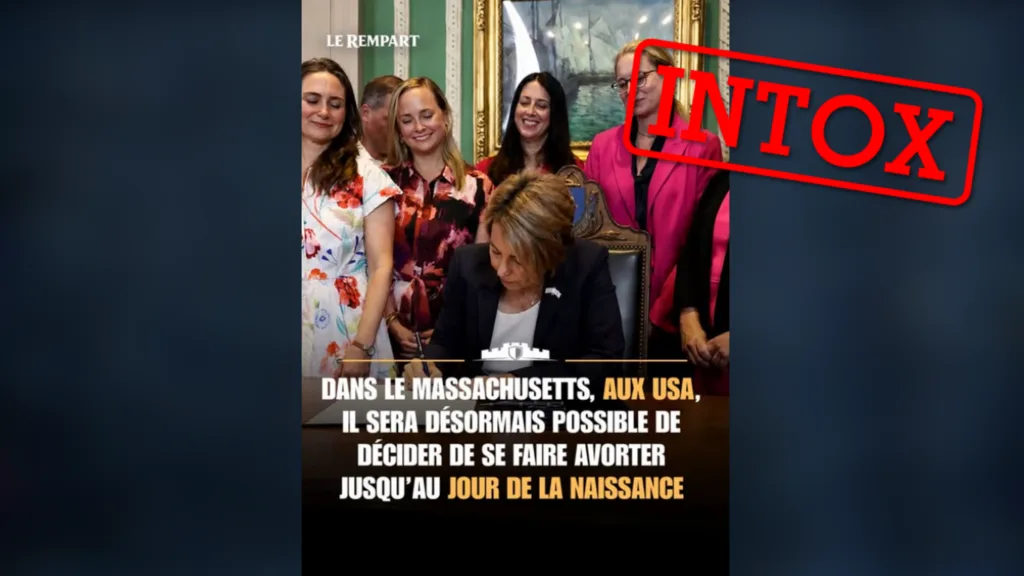 Massachusetts : une nouvelle loi autorise-t-elle l’avortement "jusqu’à l’accouchement" ?