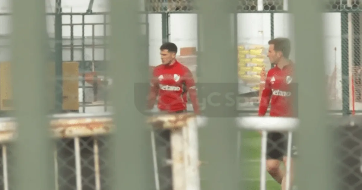 Se conocieron imágenes de los jugadores separados de River Plate: así se entrenan en Cantilo