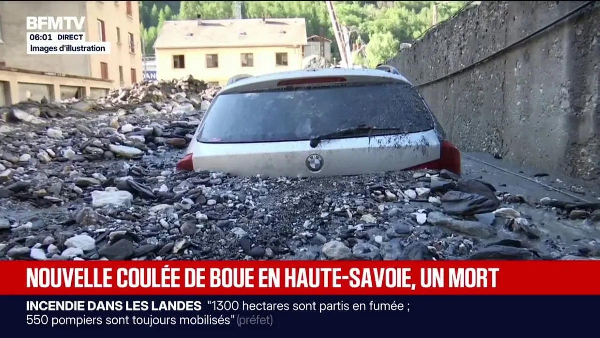 Haute-Savoie: ce que l'on sait de la coulée de boue qui a fait un mort