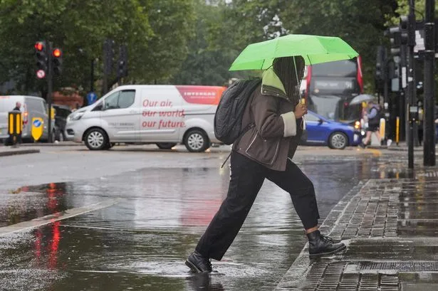 Met Office forecasts thunderstorms on Tuesday as BBC names areas facing heavy rain