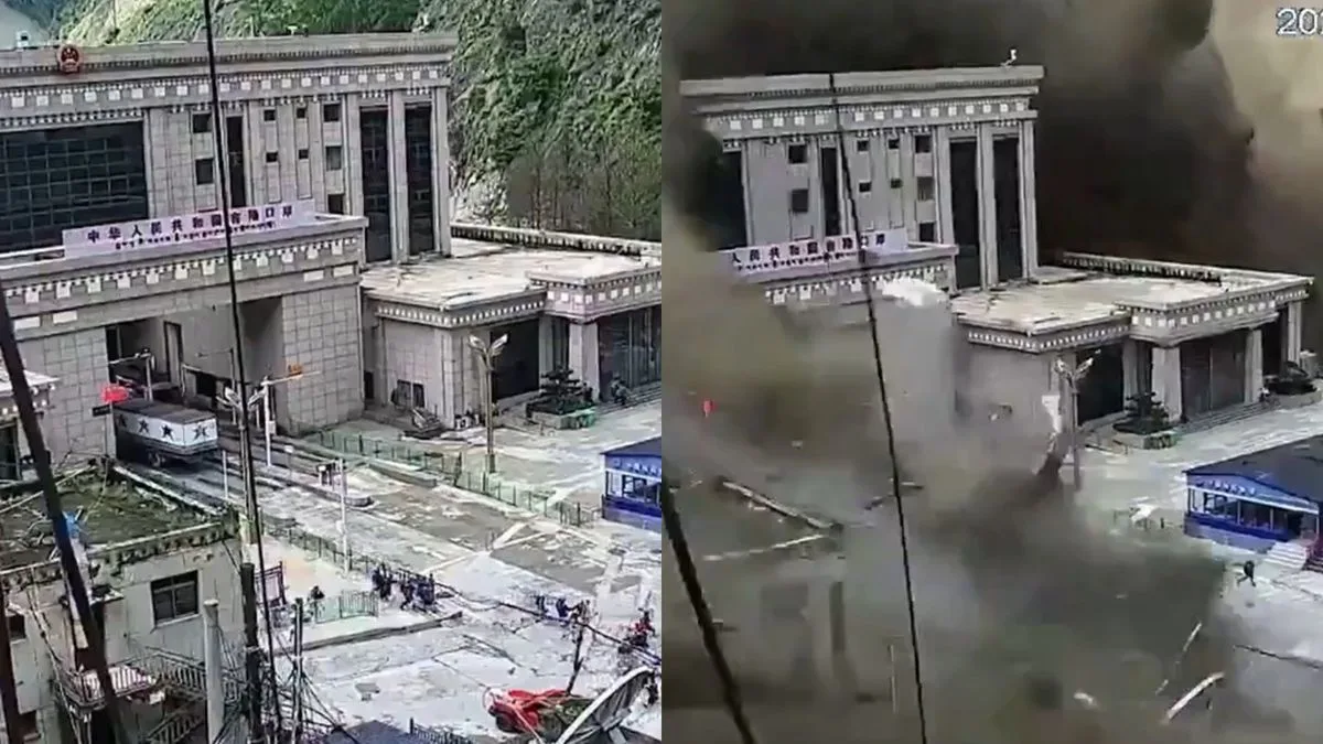 Así fue el feroz paso de la riada por Nepal