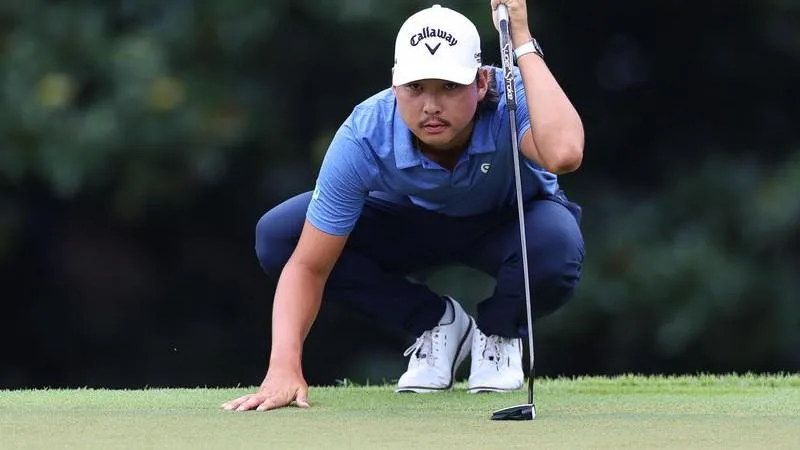 Min Woo Lee off to flying start to take early Tour Championship lead
