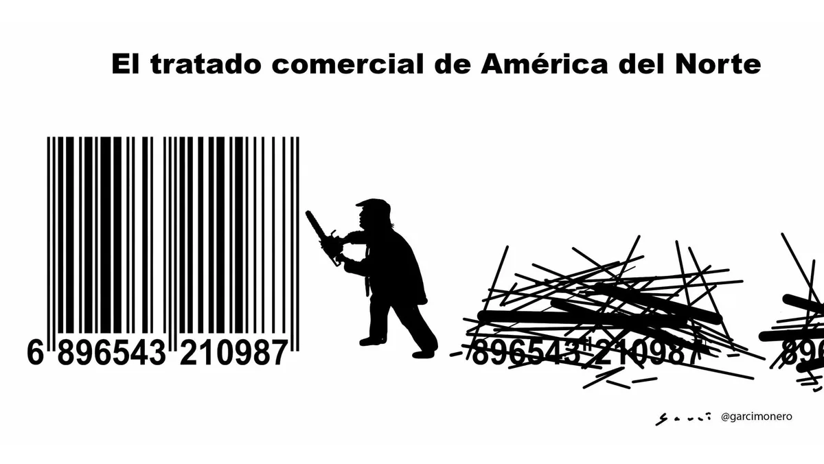 El tratado comercial de América del Norte