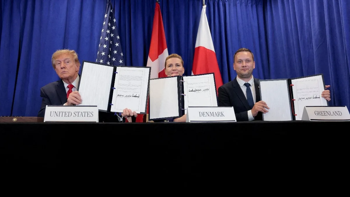 Trump drops Greenland annexation demand as US, Denmark sign defence pact