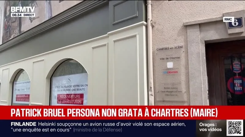 Patrick Bruel, persona non grata à Chartres