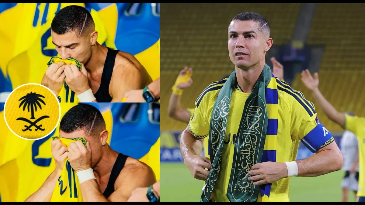 Ronaldo kisses Saudi emblem, wears flag scarf after 981st goal in Al-Nassr’s 3-1 win