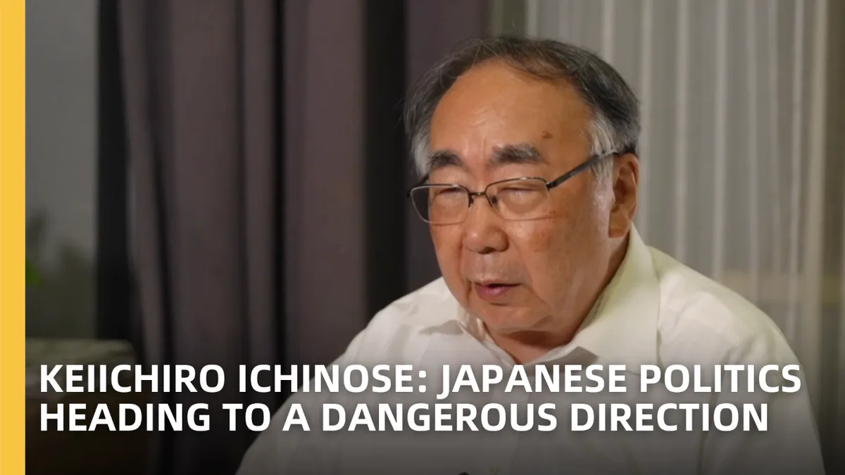 Keiichiro Ichinose: Japanese politics heading to a dangerous direction