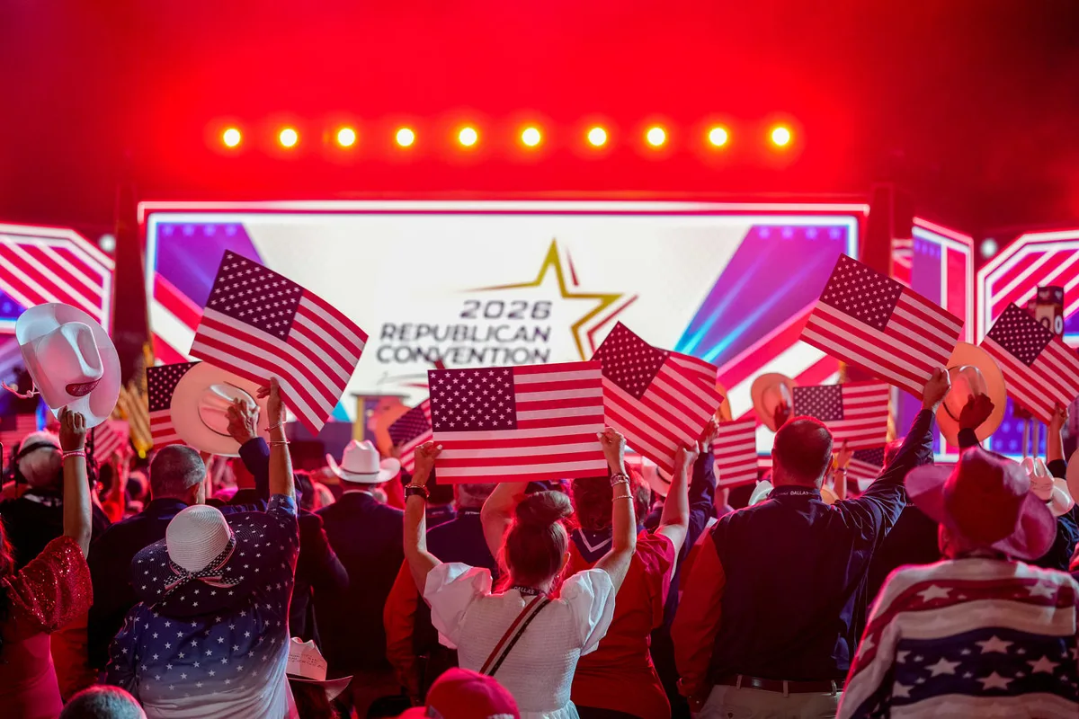 Republicans largely ignore the war in Iran at their midterm convention