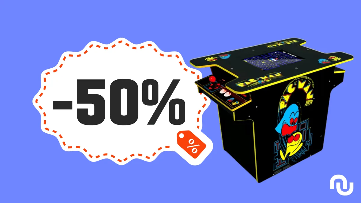 Carrefour brade de 350 € cette table d’arcade Pac-Man rétro à deux joueurs pour les French Days