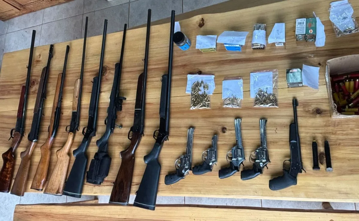 Tiro pela culatra: arsenal de armas de fogo com 13 armas e 945 munições é apreendido no Paraná