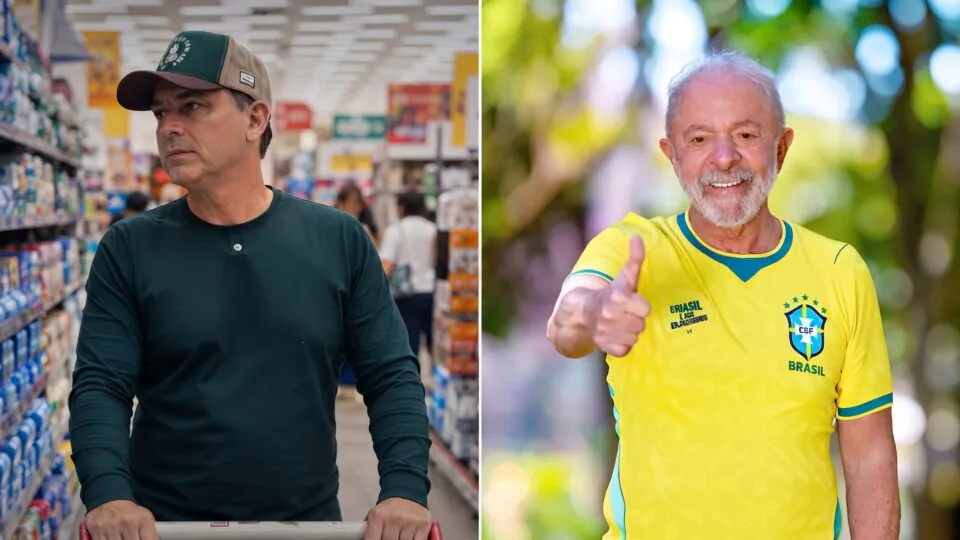 Disputa nas redes: Flávio pede postagem dos preços dos alimentos e PT aposta no verde, amarelo e L de Lula