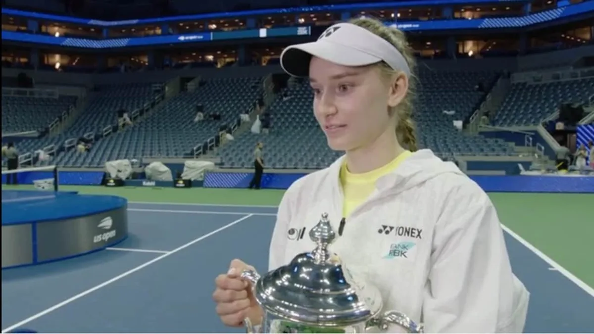 "Lifting This US Open Trophy Means A Lot To Me": Elena Rybakina