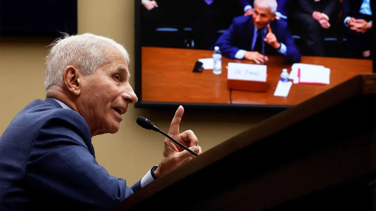 Fauci no Senado dos EUA e a morte da história