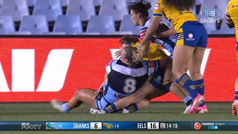 Sharks prop on report for hip drop