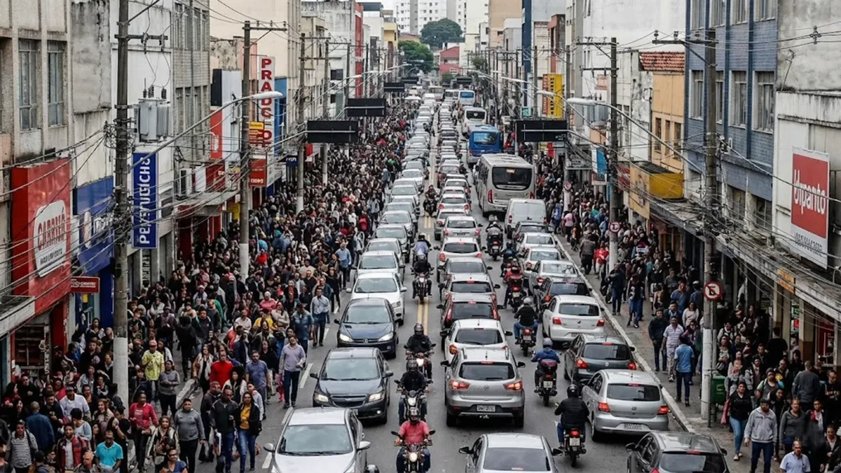 13.416 moradores por km² em apenas 20 km²: o município mais denso do Brasil fica colado à capital paulista