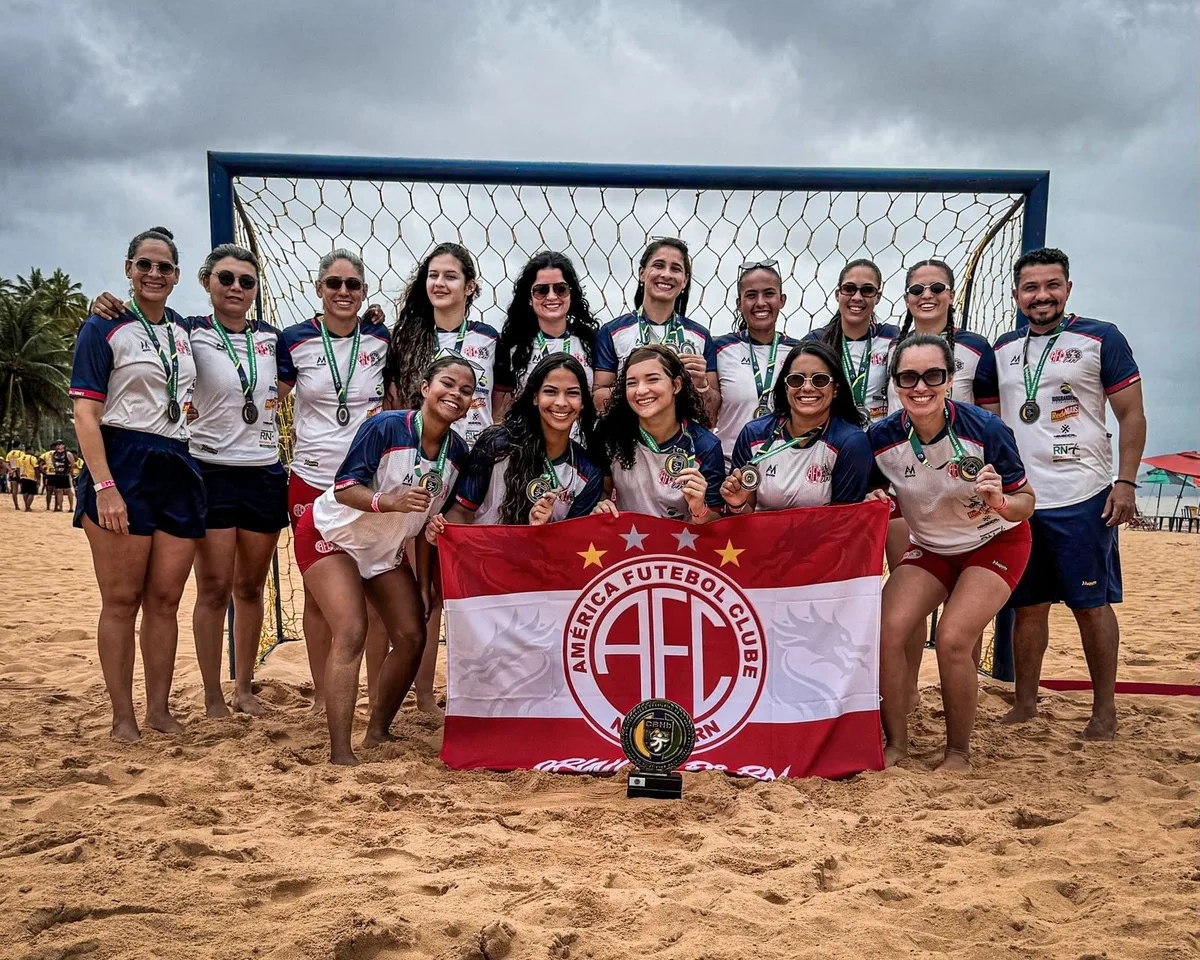 América-RN vence etapa do Circuito Brasileiro de handebol de praia