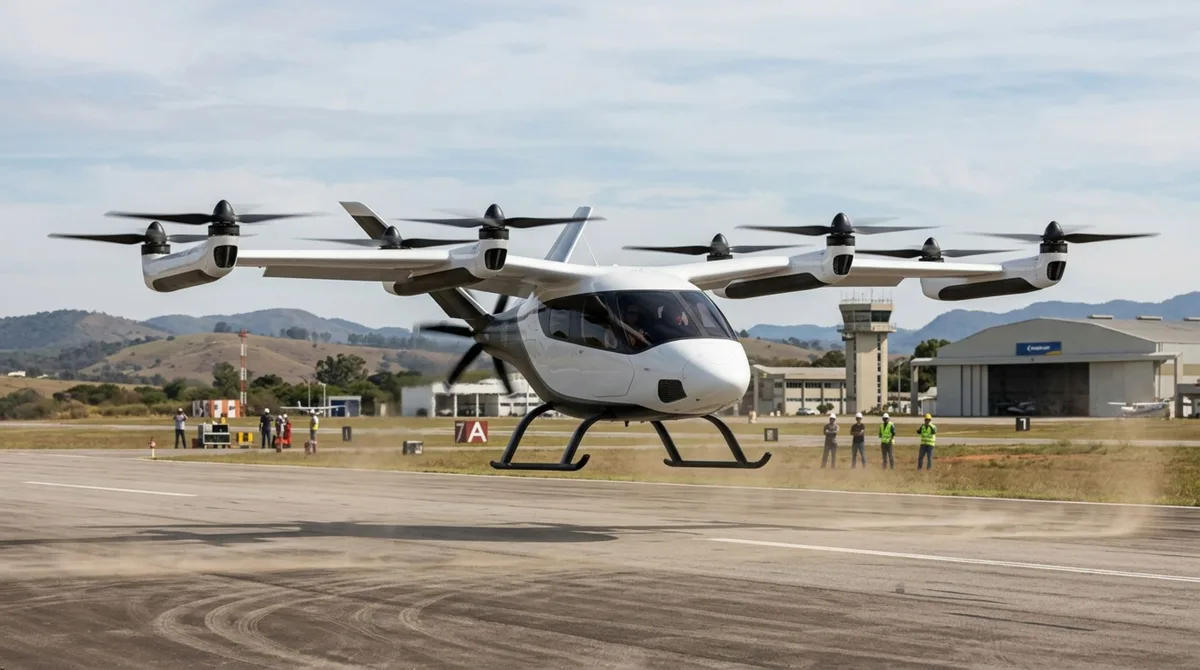 O avião elétrico com 9 hélices que decola na vertical e promete voar pelas cidades com muito menos ruído