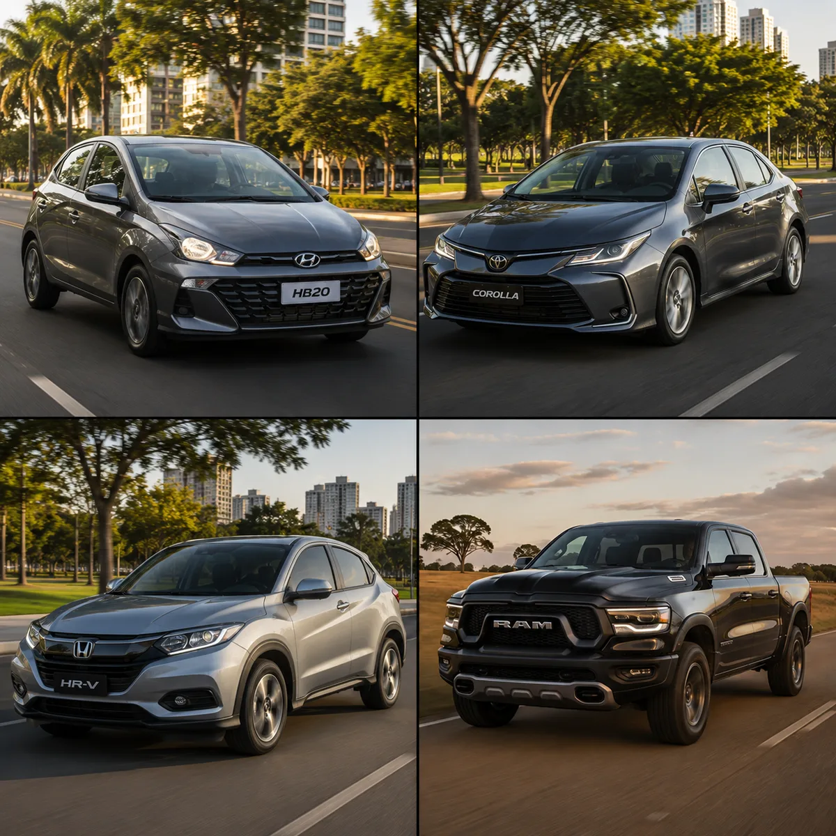 SUV, sedã, hatch ou picape: qual combina com sua rotina?