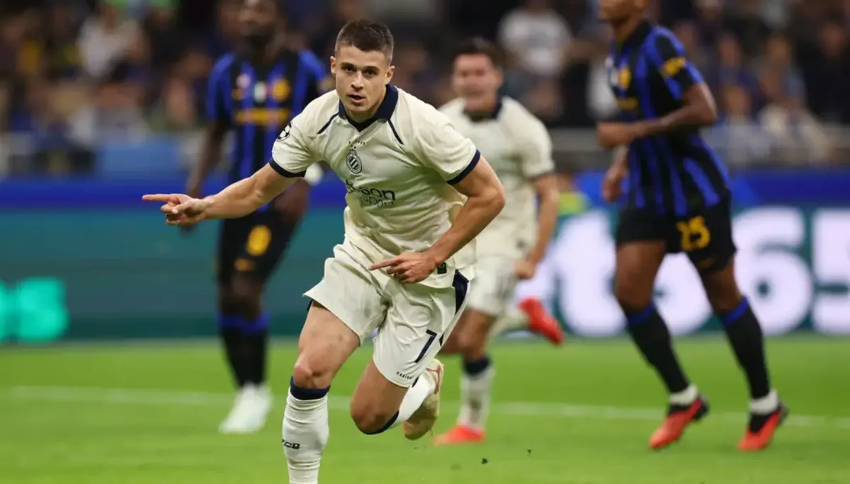 Brujas sorprendió a Inter en Champions League con triplete de una joya desconocida